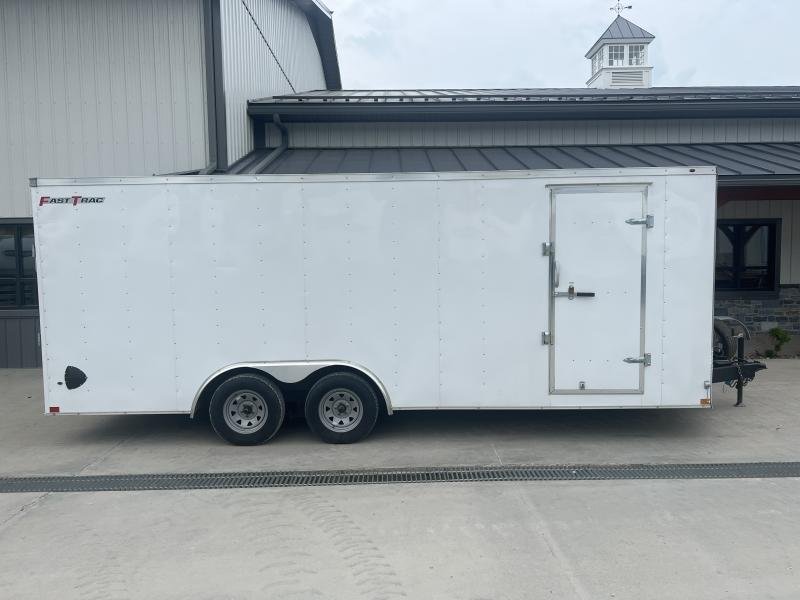USED 2021 Wells Cargo 8.5X20 Cargo Enclosed Trailer 7000 GVW CGSPOi6ge3sy