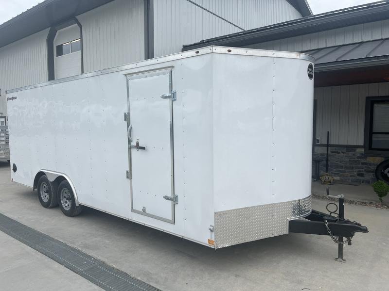 USED 2021 Wells Cargo 8.5X20 Cargo Enclosed Trailer 7000 GVW CGSPOi7cc03 1