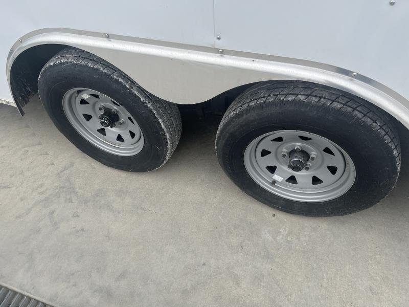 USED 2021 Wells Cargo 8.5X20 Cargo Enclosed Trailer 7000 GVW NRgQfgeirkpu