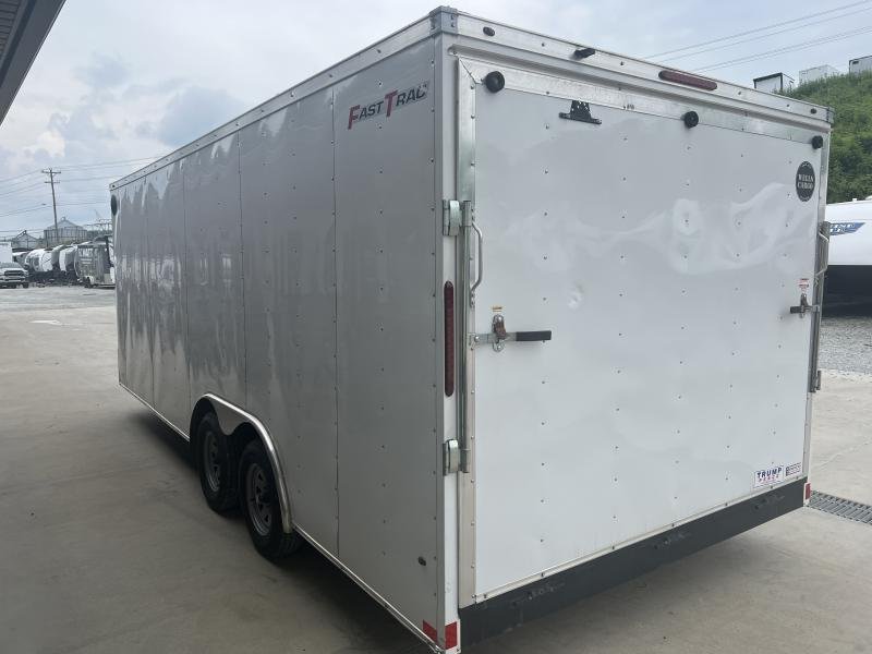 USED 2021 Wells Cargo 8.5X20 Cargo Enclosed Trailer 7000 GVW Qtu0dUjcok0m