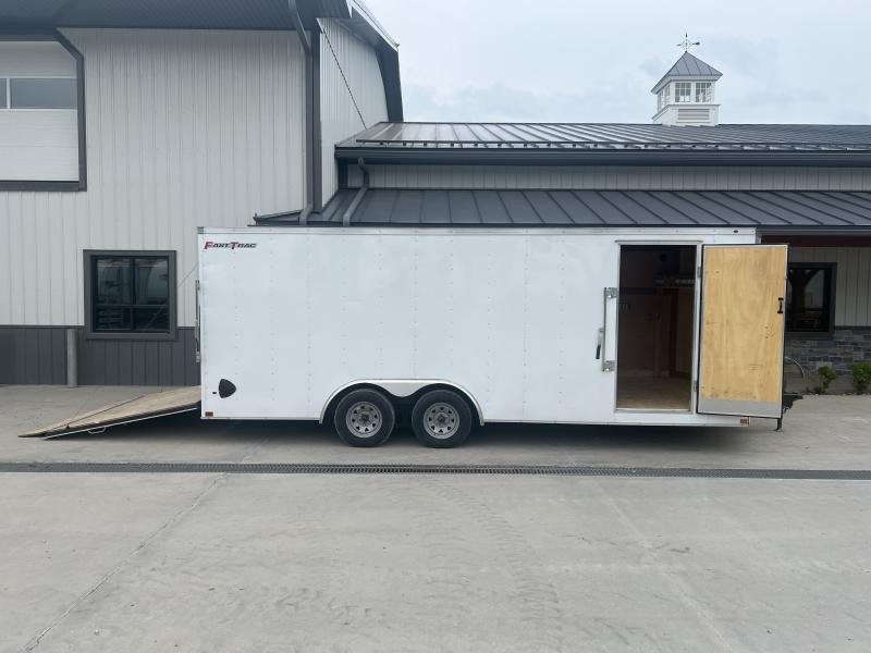 USED 2021 Wells Cargo 8.5X20 Cargo Enclosed Trailer 7000 GVW fXLbsG9pkdyb